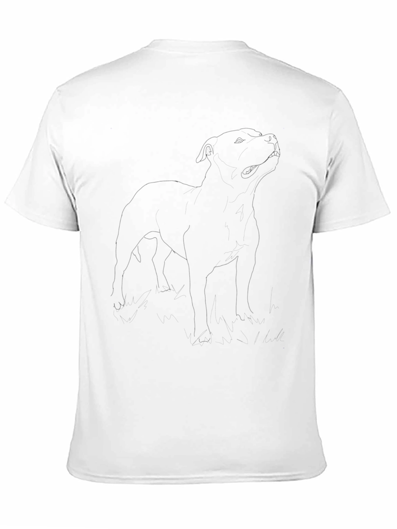 Mens Classic Black Crew Neck T-Shirt
