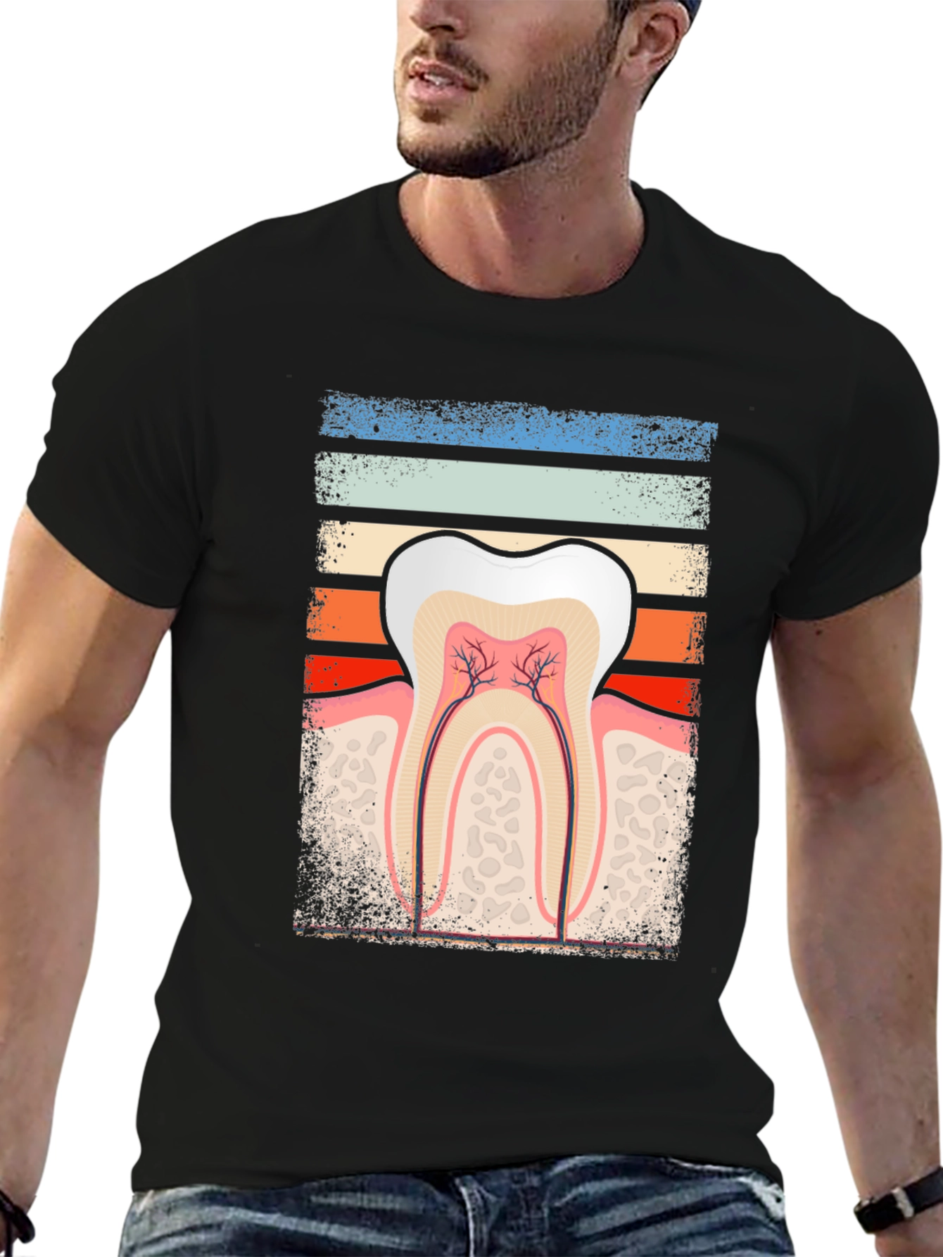 Dental Anatomy Graphic Tee - Dentist Gift
