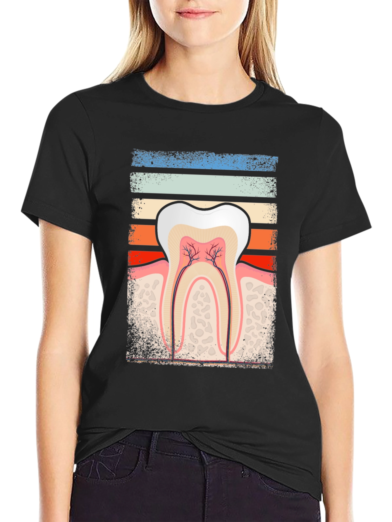 Dental Anatomy Graphic Tee - Dentist Gift