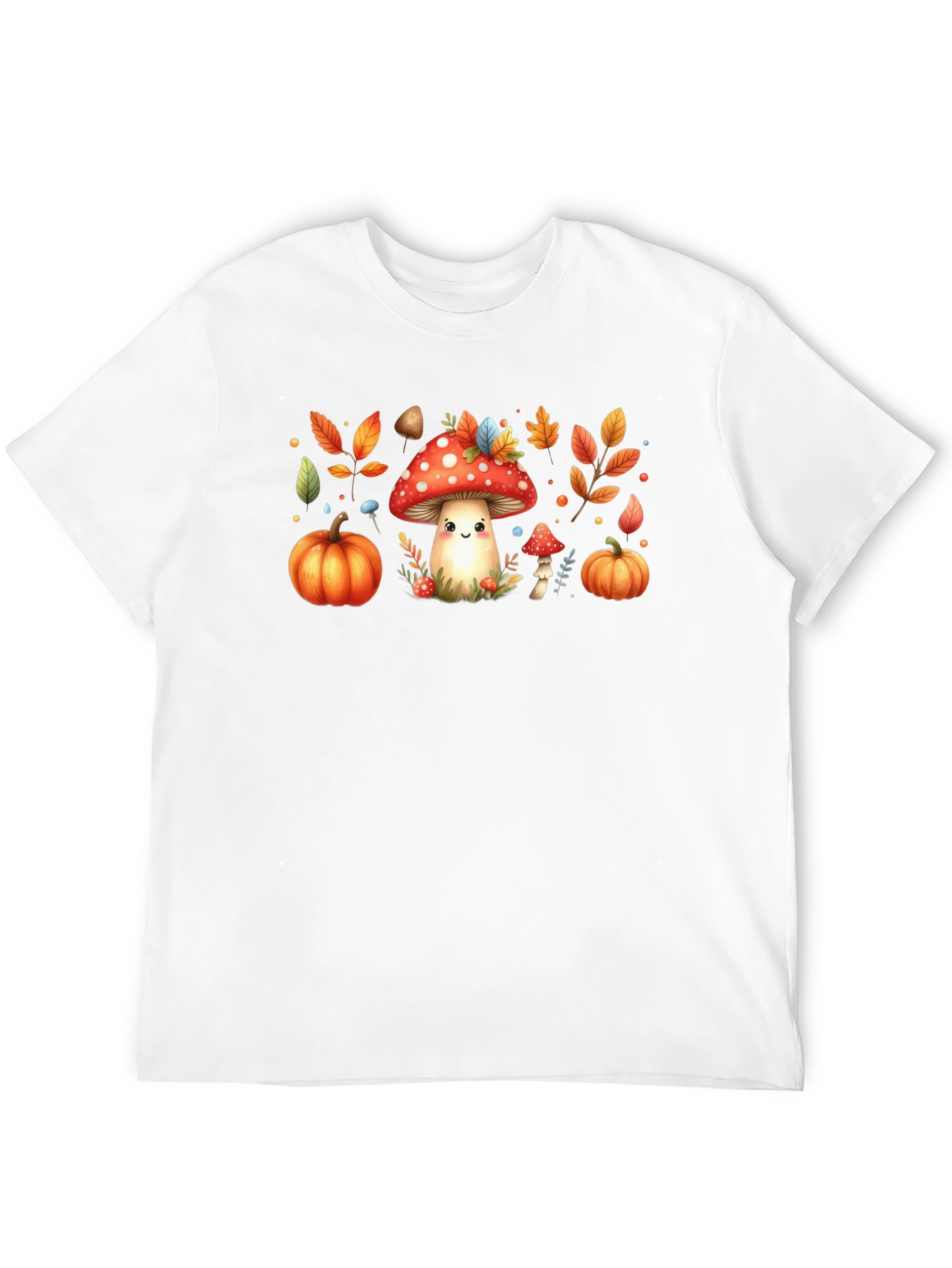 Fall Harvest Mushroom Graphic Tee