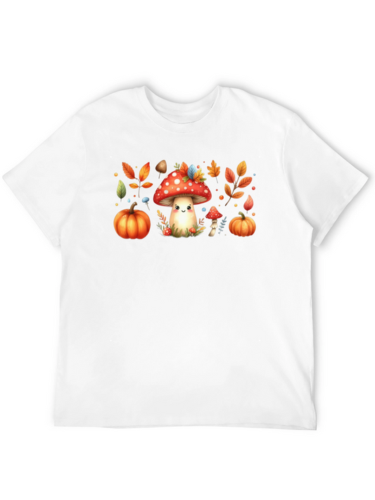 Fall Harvest Mushroom Graphic Tee