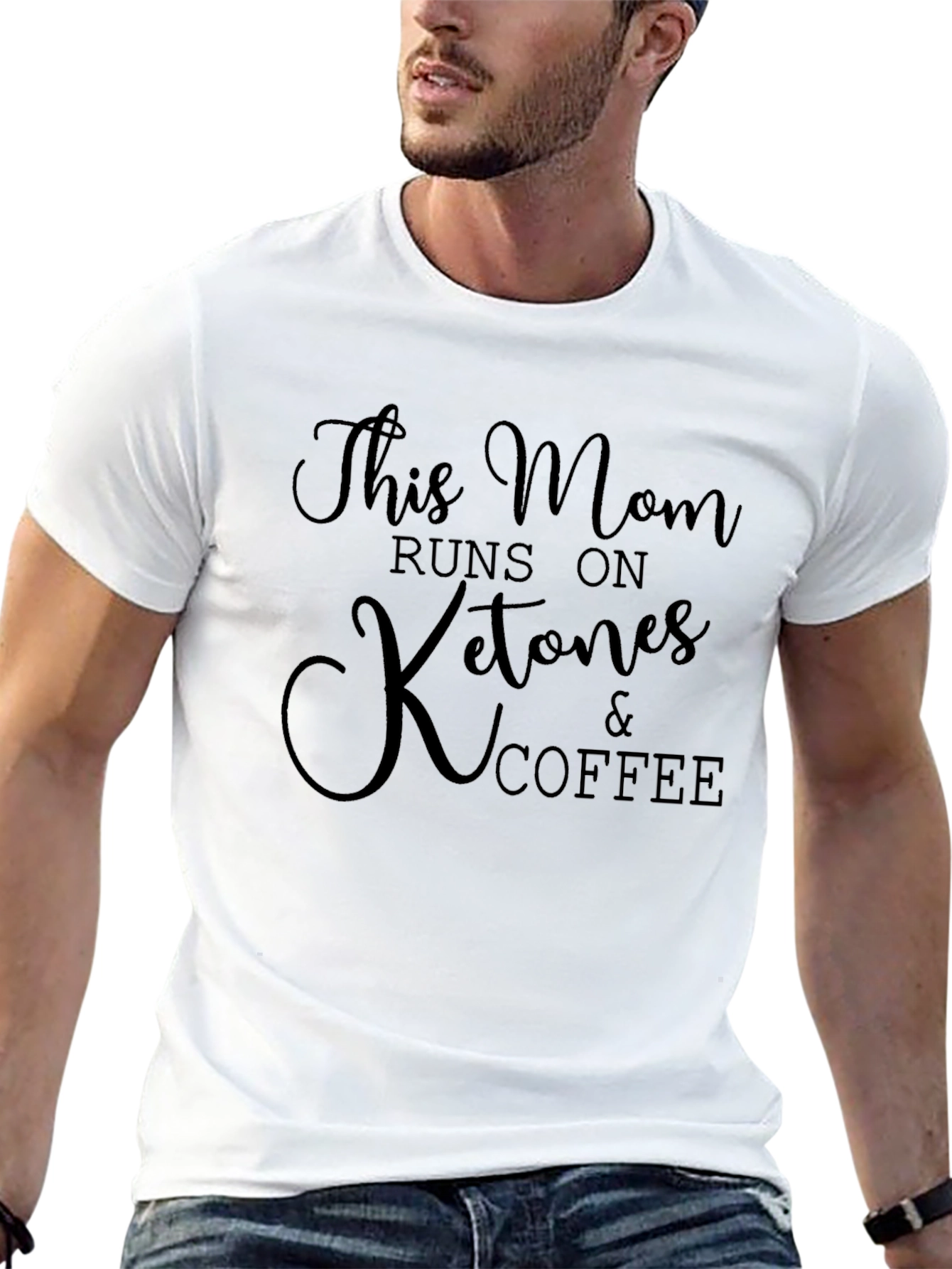 This Mom Runs on Ketones & Coffee T-Shirt
