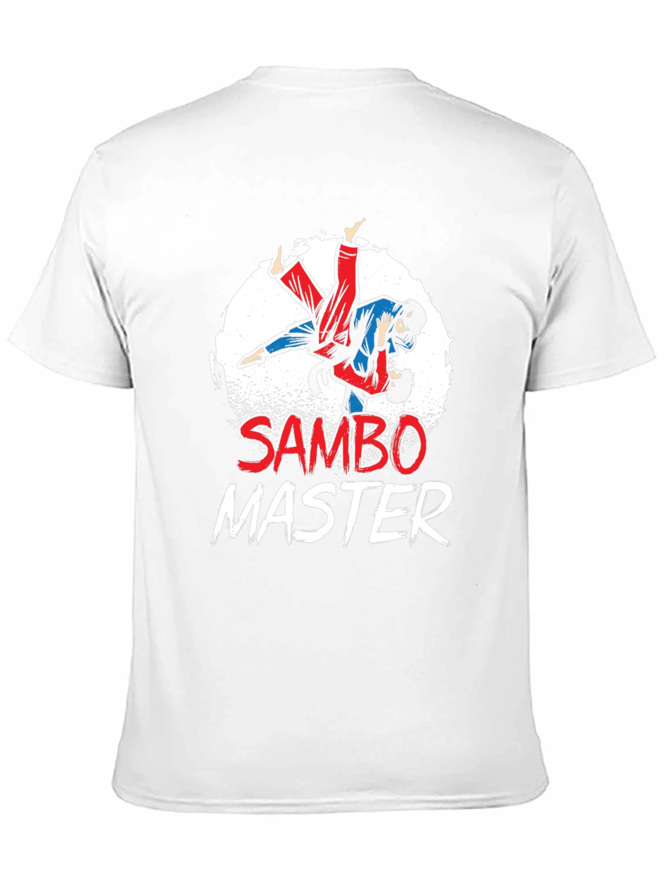 Sambo Master T-Shirt Black Cotton Martial Arts