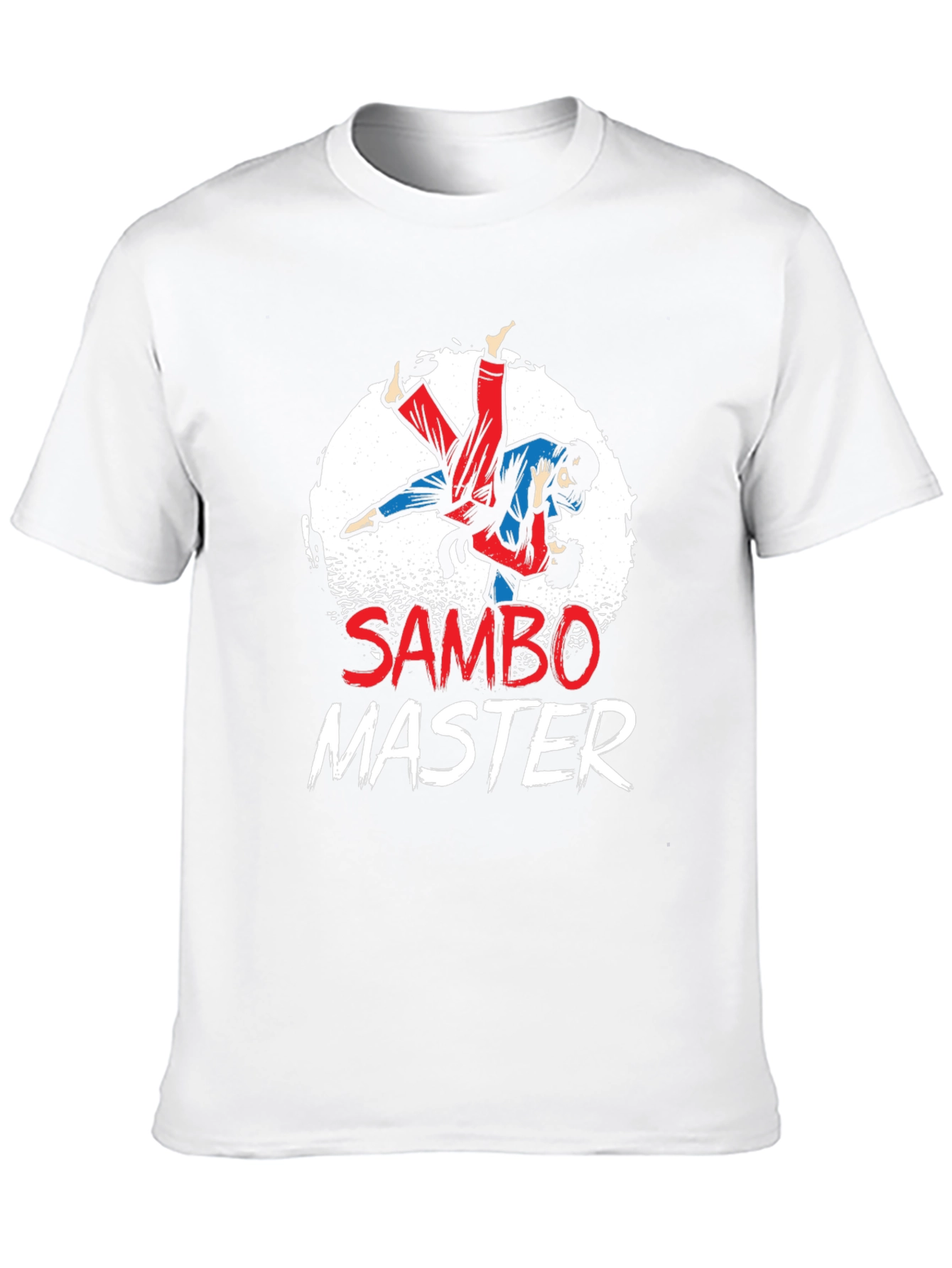 Sambo Master T-Shirt Black Cotton Martial Arts