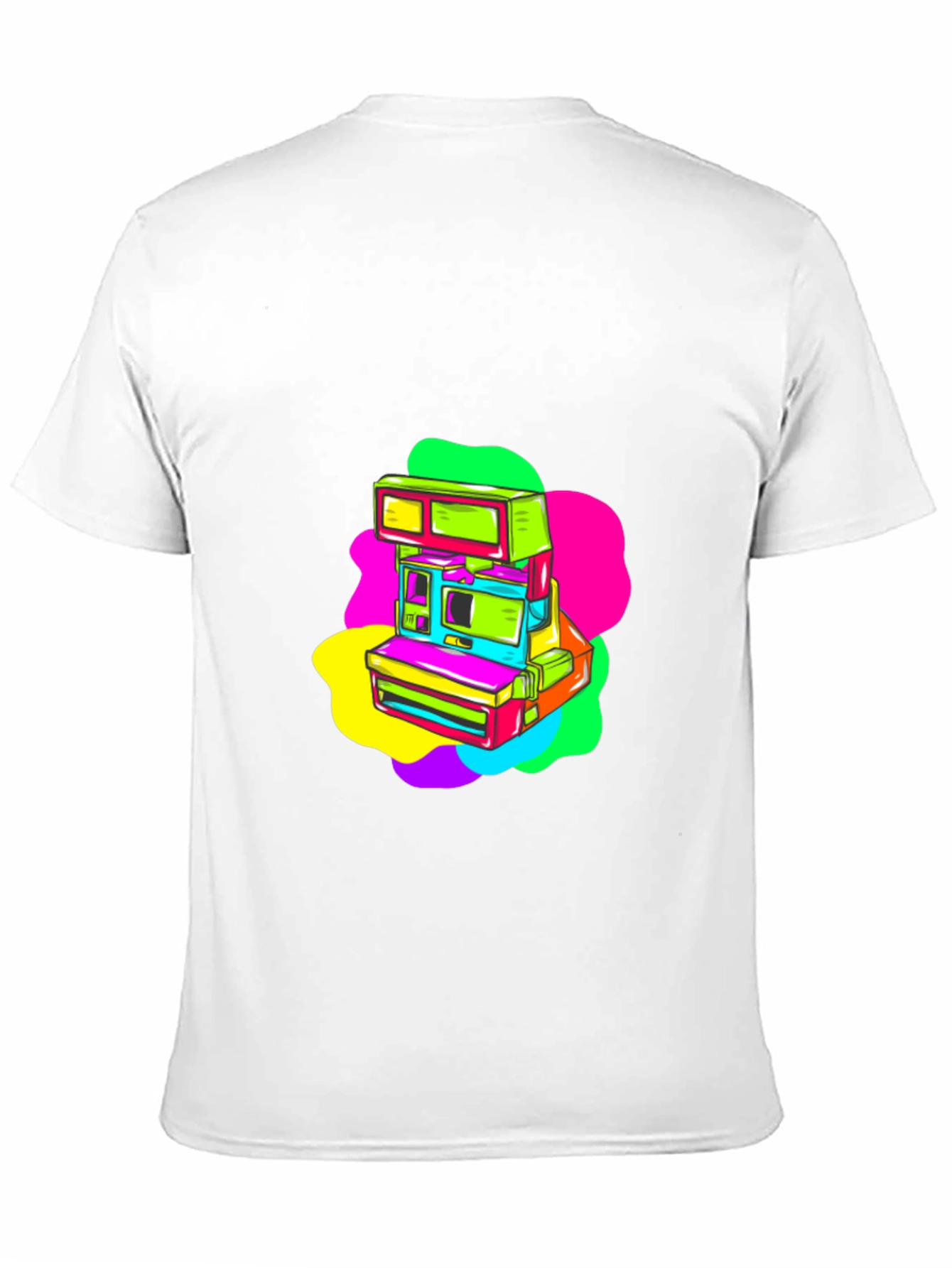 Retro Arcade Graphic Tee - Black Cotton T-Shirt