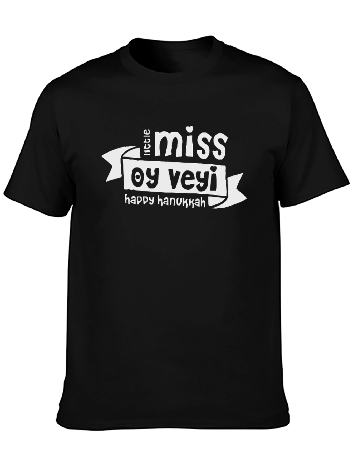 Little Miss Oy Vey T-Shirt - Happy Hanukkah Tee