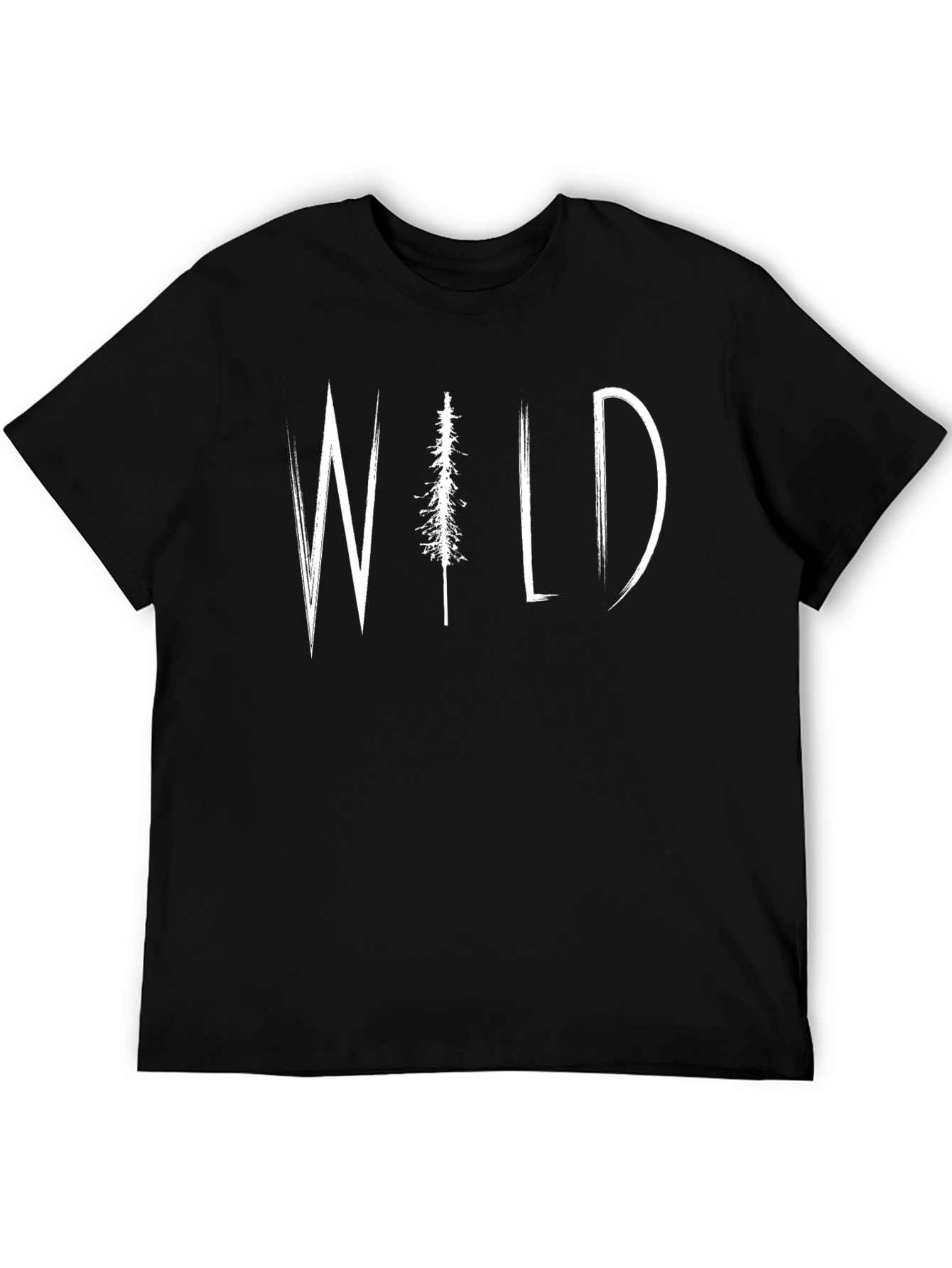 Wild Forest Graphic Tee - Black