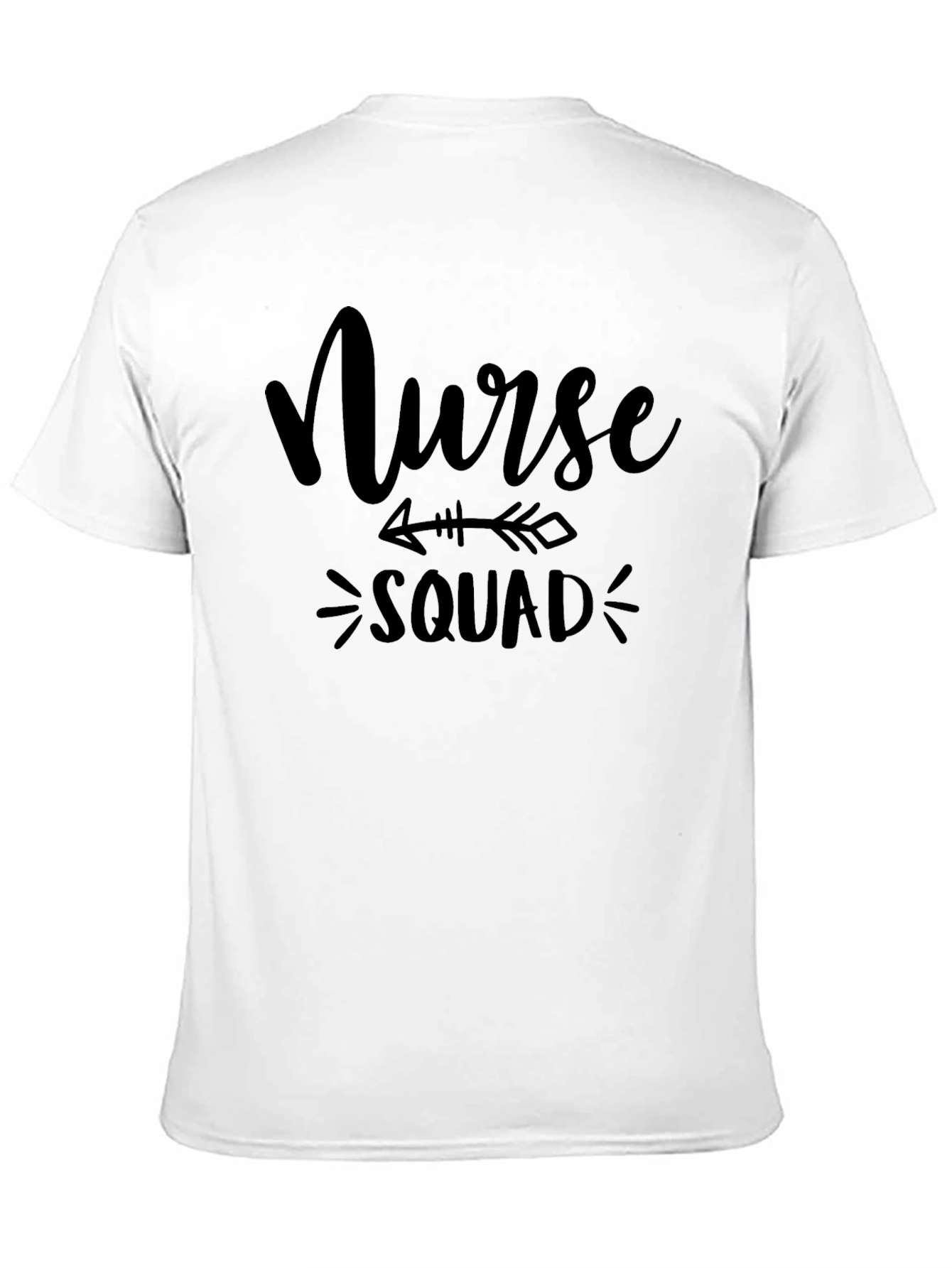 Nurse Squad T-Shirt - Black Crew Neck Tee