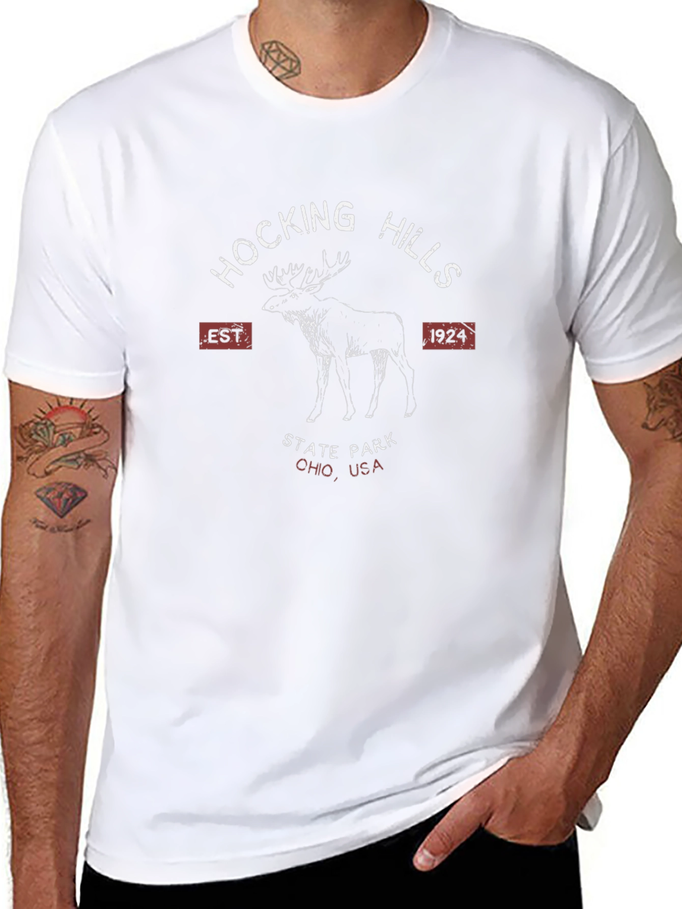 Hocking Hills State Park Graphic Tee - Ohio USA