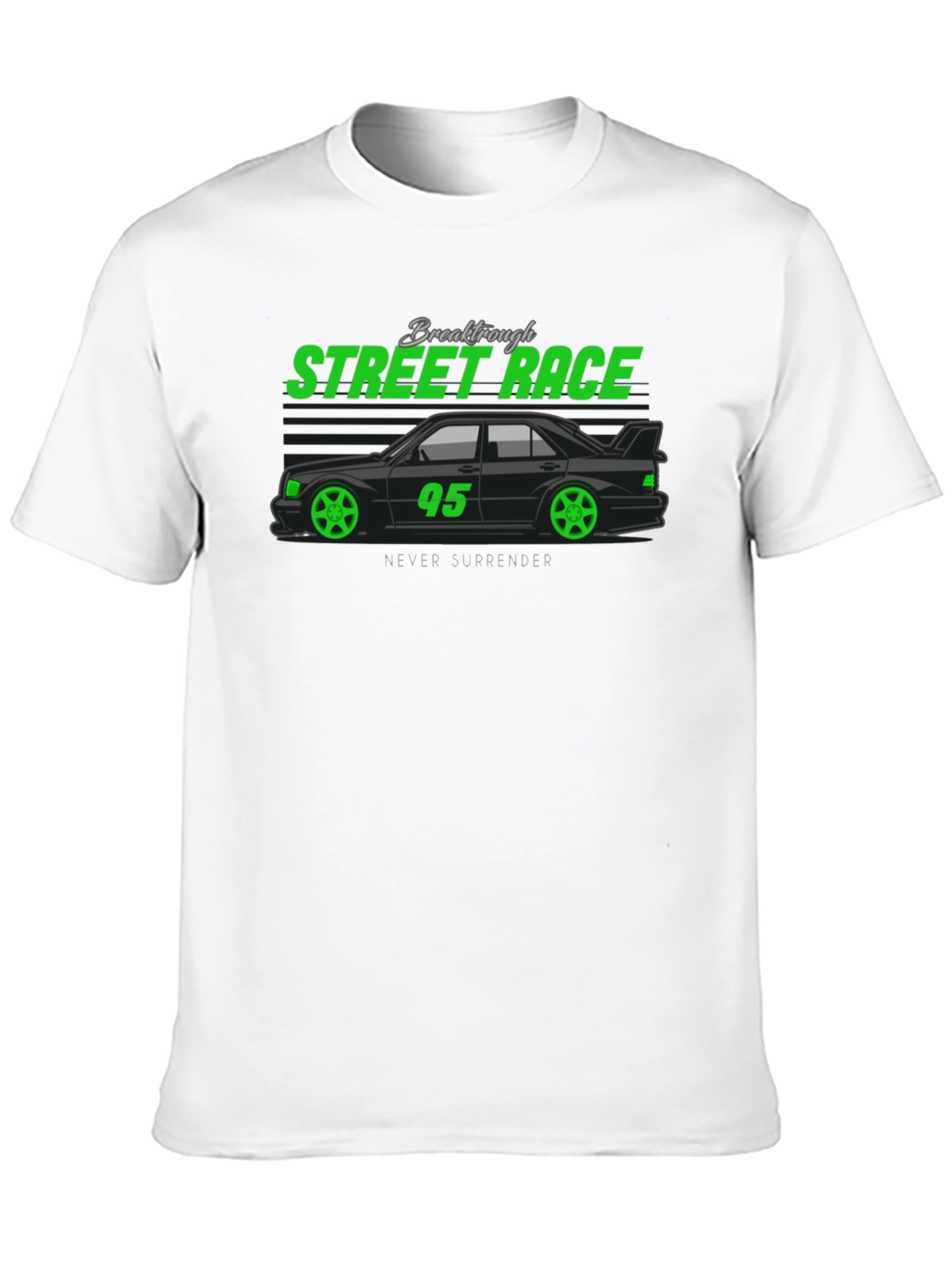 Street Race Graphic Tee - Never Surrender