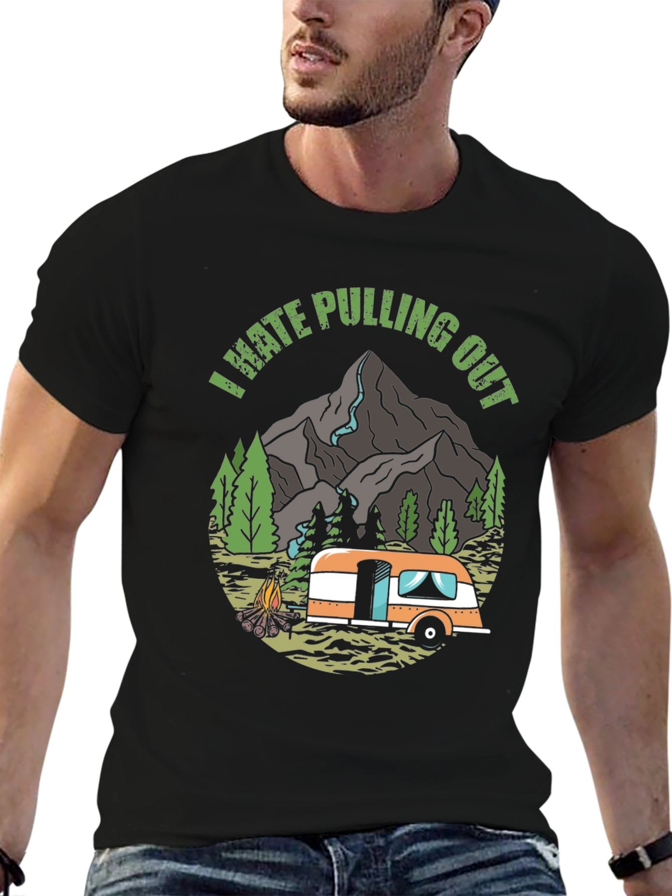 Funny Camping Shirt - I Hate Pulling Out Tee