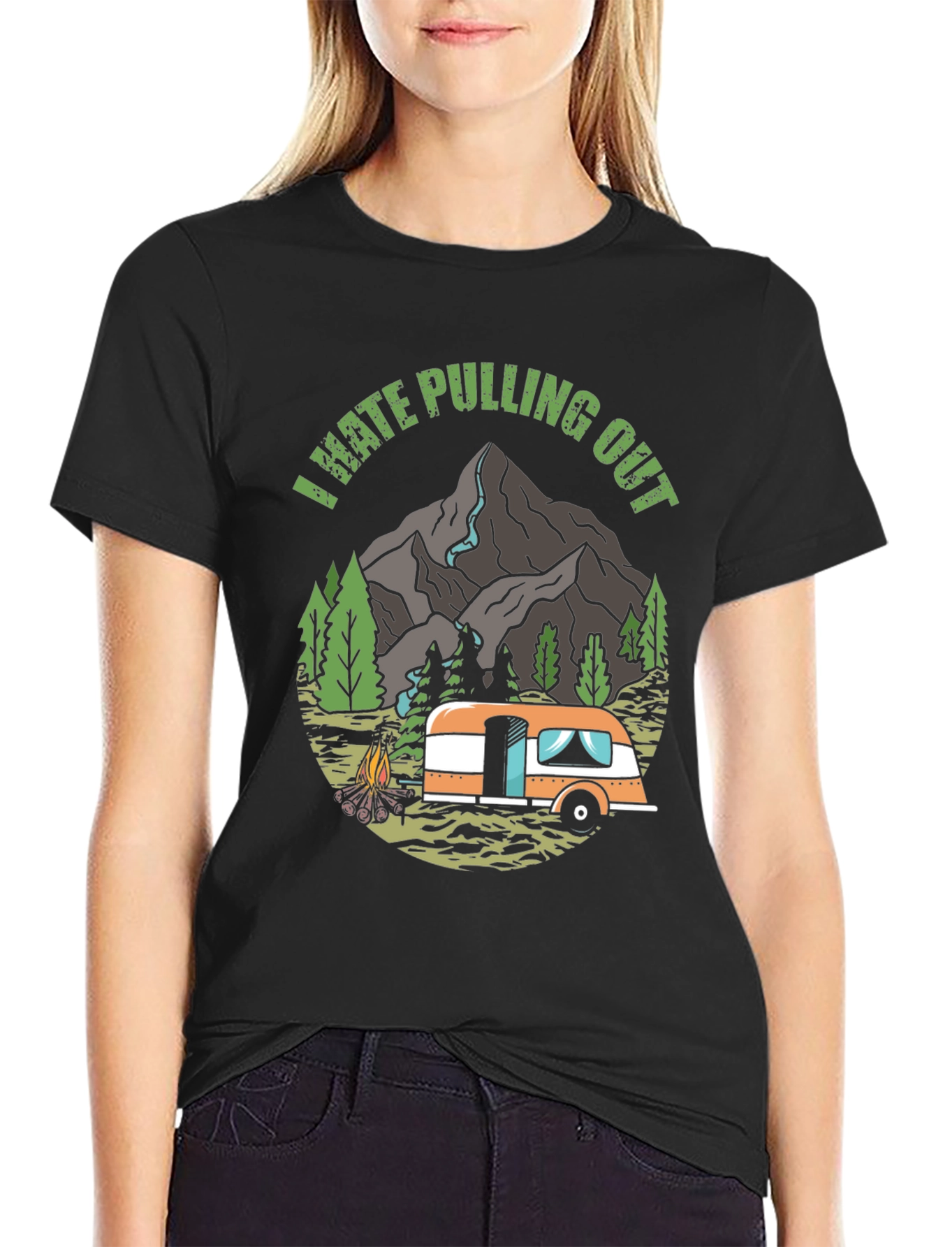 Funny Camping Shirt - I Hate Pulling Out Tee