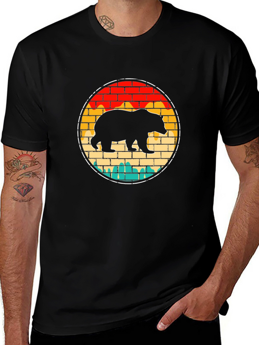 Retro Bear Brick T-Shirt