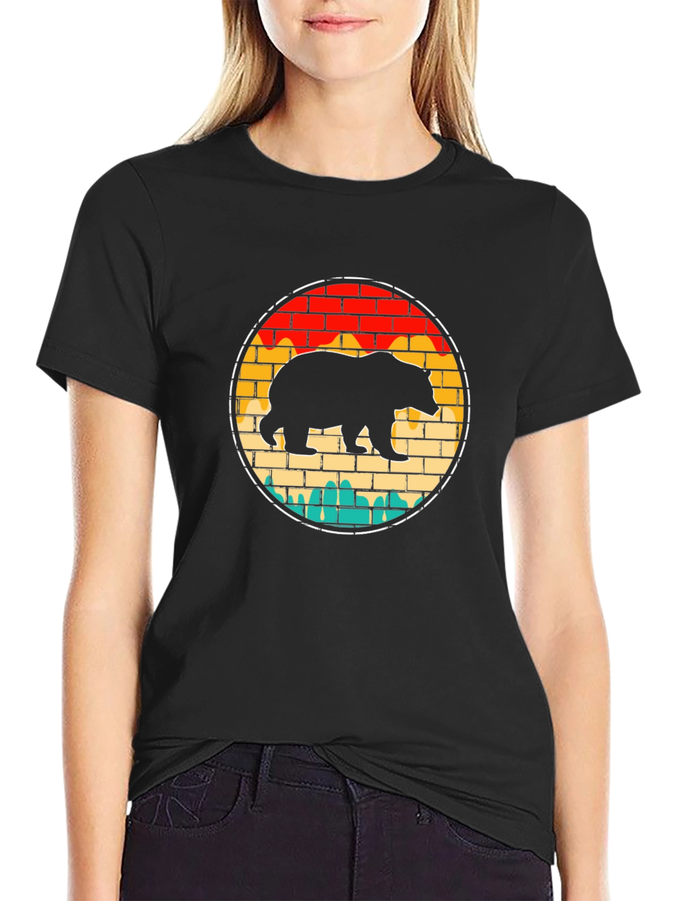 Retro Bear Brick T-Shirt