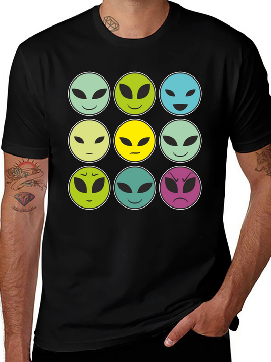 Alien Emoji Graphic Tee