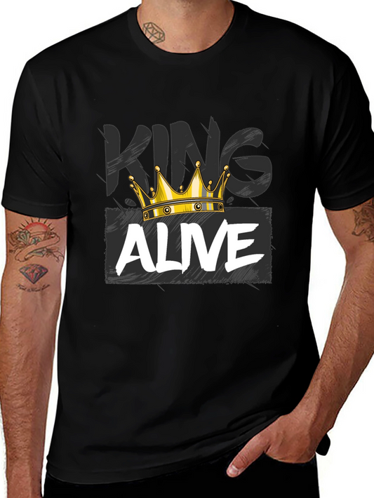 King Alive Graphic Tee - Black