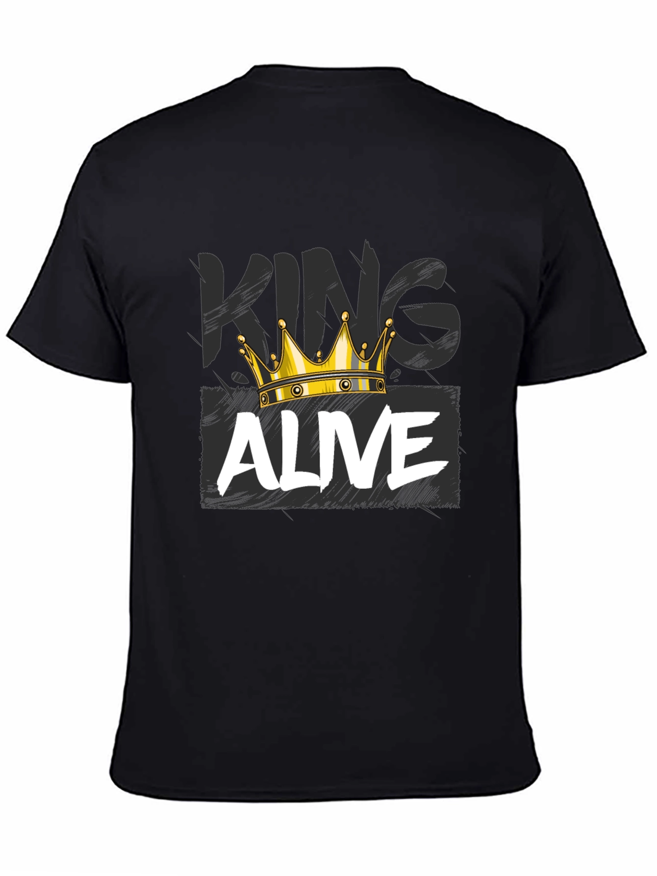 King Alive Graphic Tee - Black