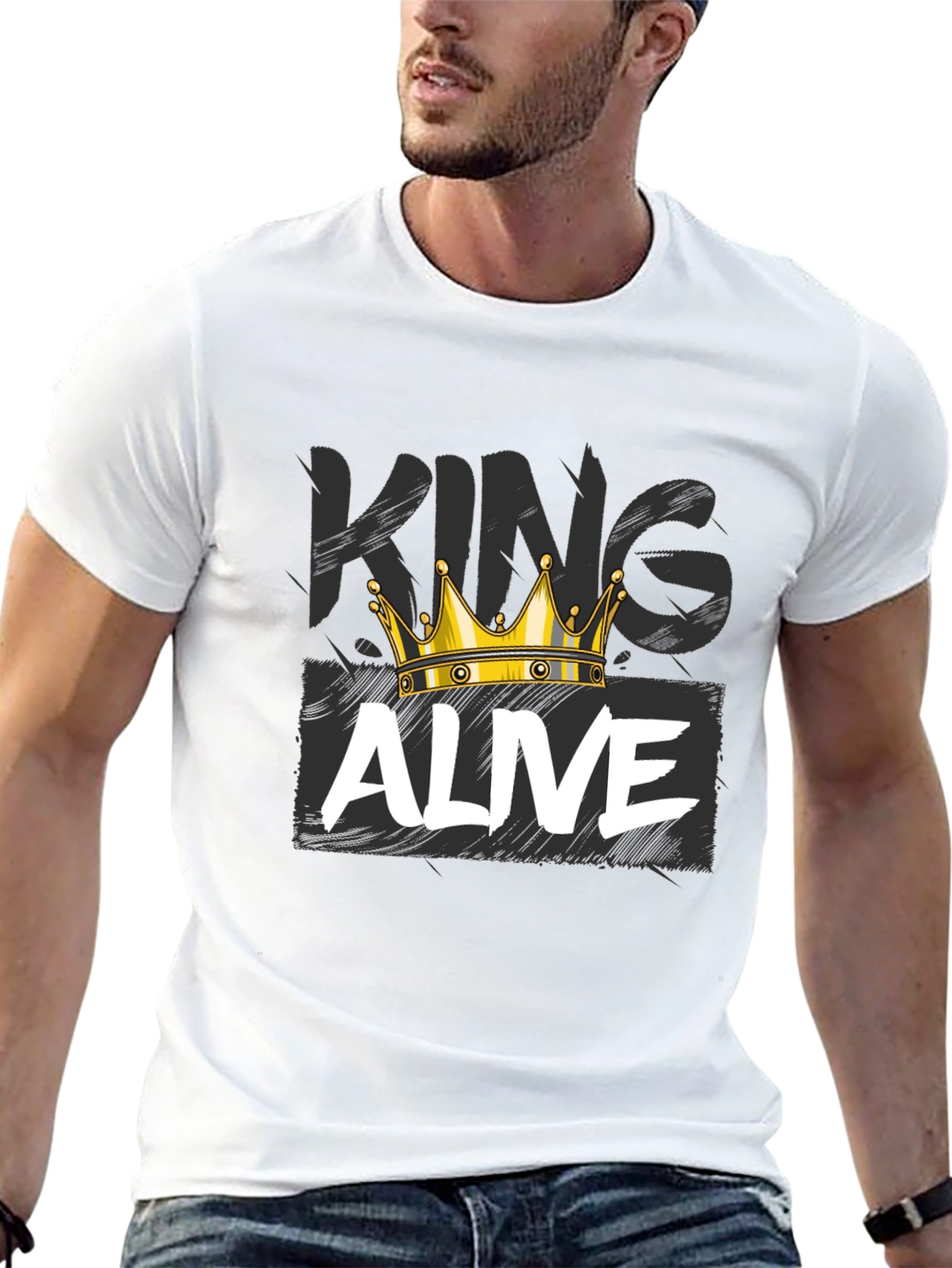 King Alive Graphic Tee - Black