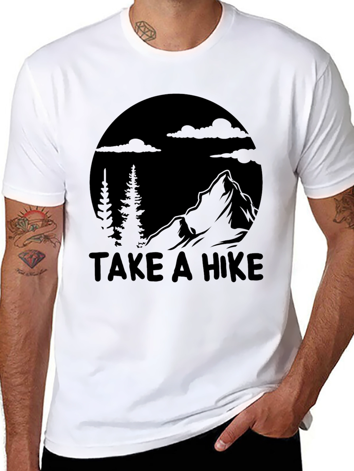 Take a Hike Graphic Tee - Mountain Adventure T-Shirt