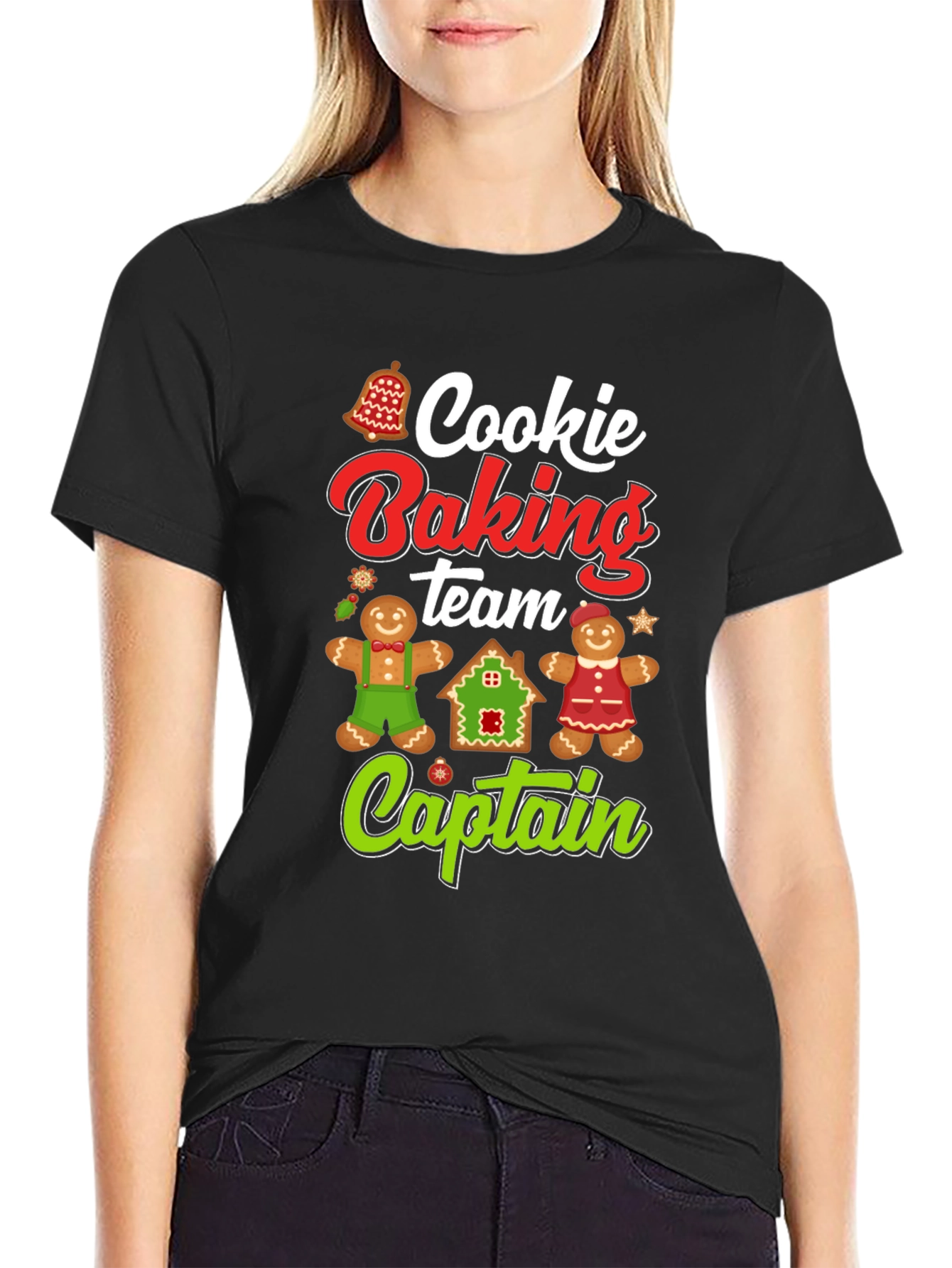 Cookie Baking Team Captain Holiday T-Shirt