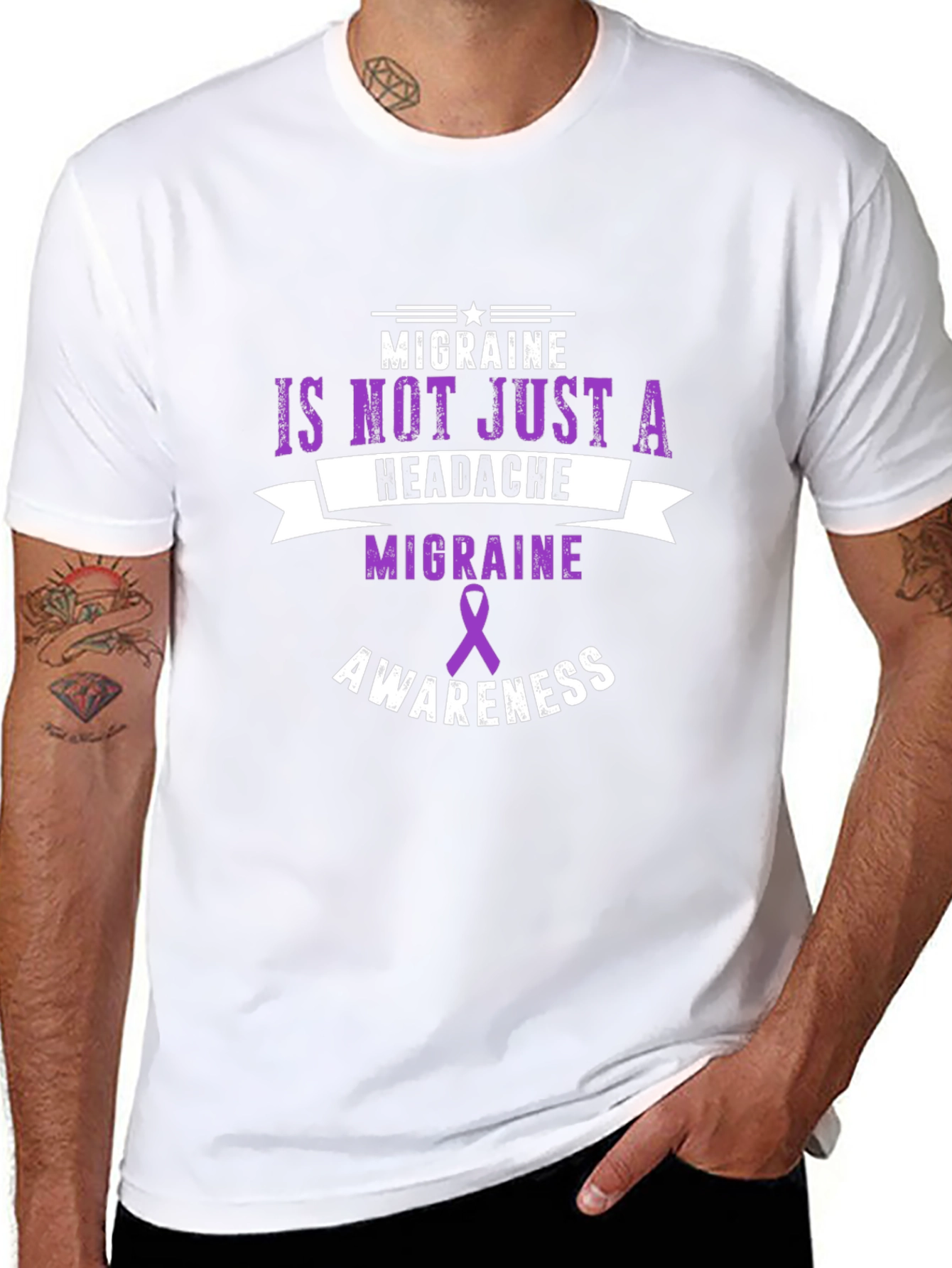 Migraine Awareness Graphic T-Shirt