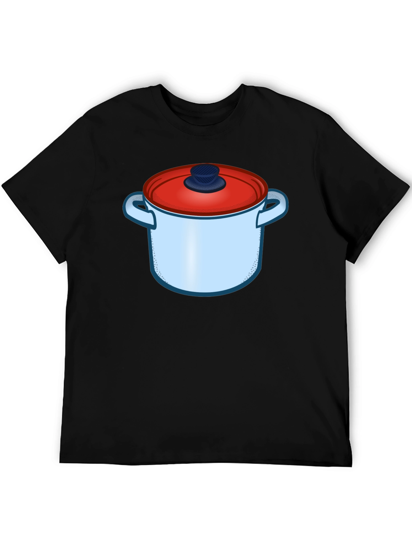 Cartoon Pot Graphic T-Shirt