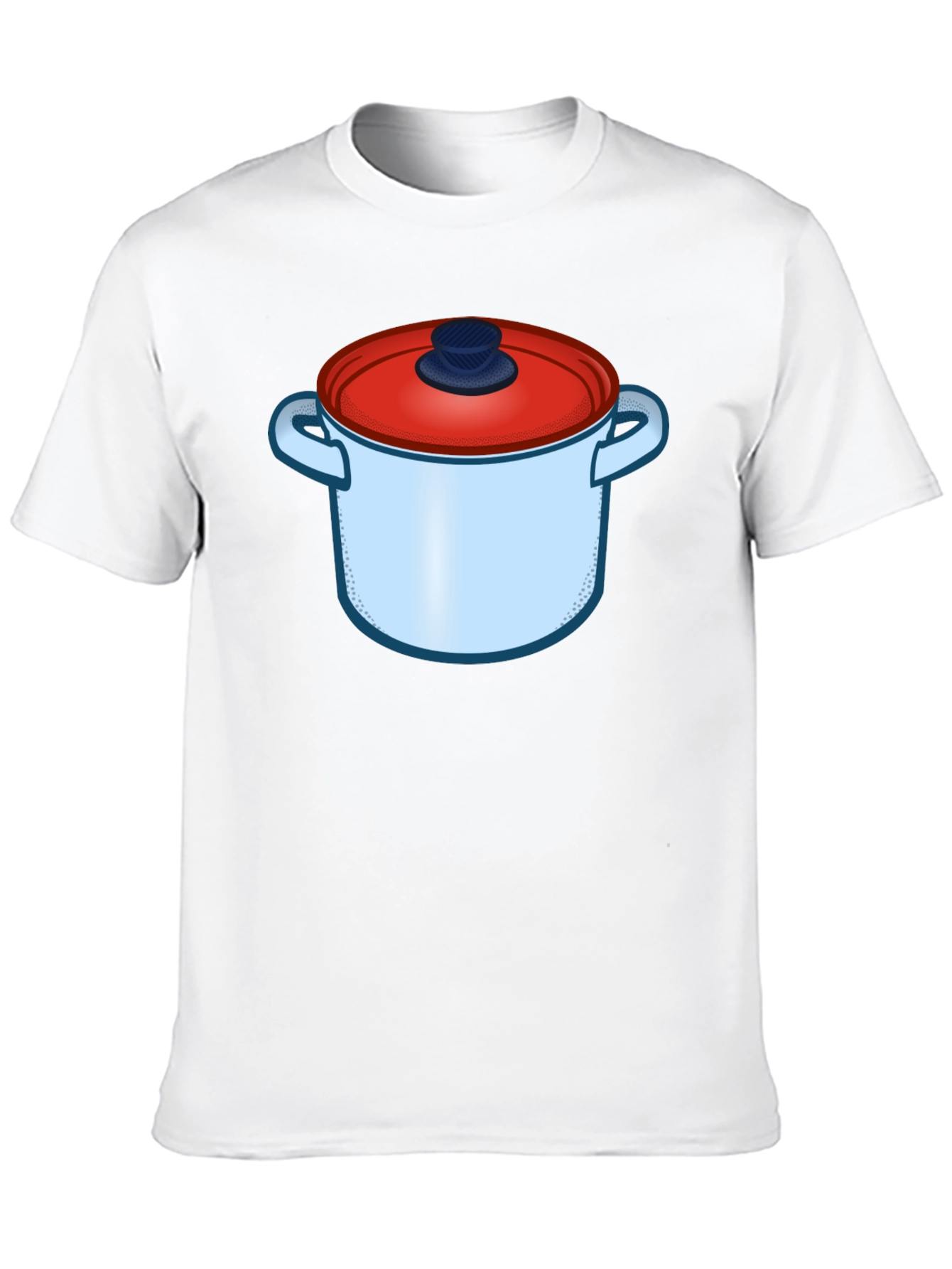 Cartoon Pot Graphic T-Shirt