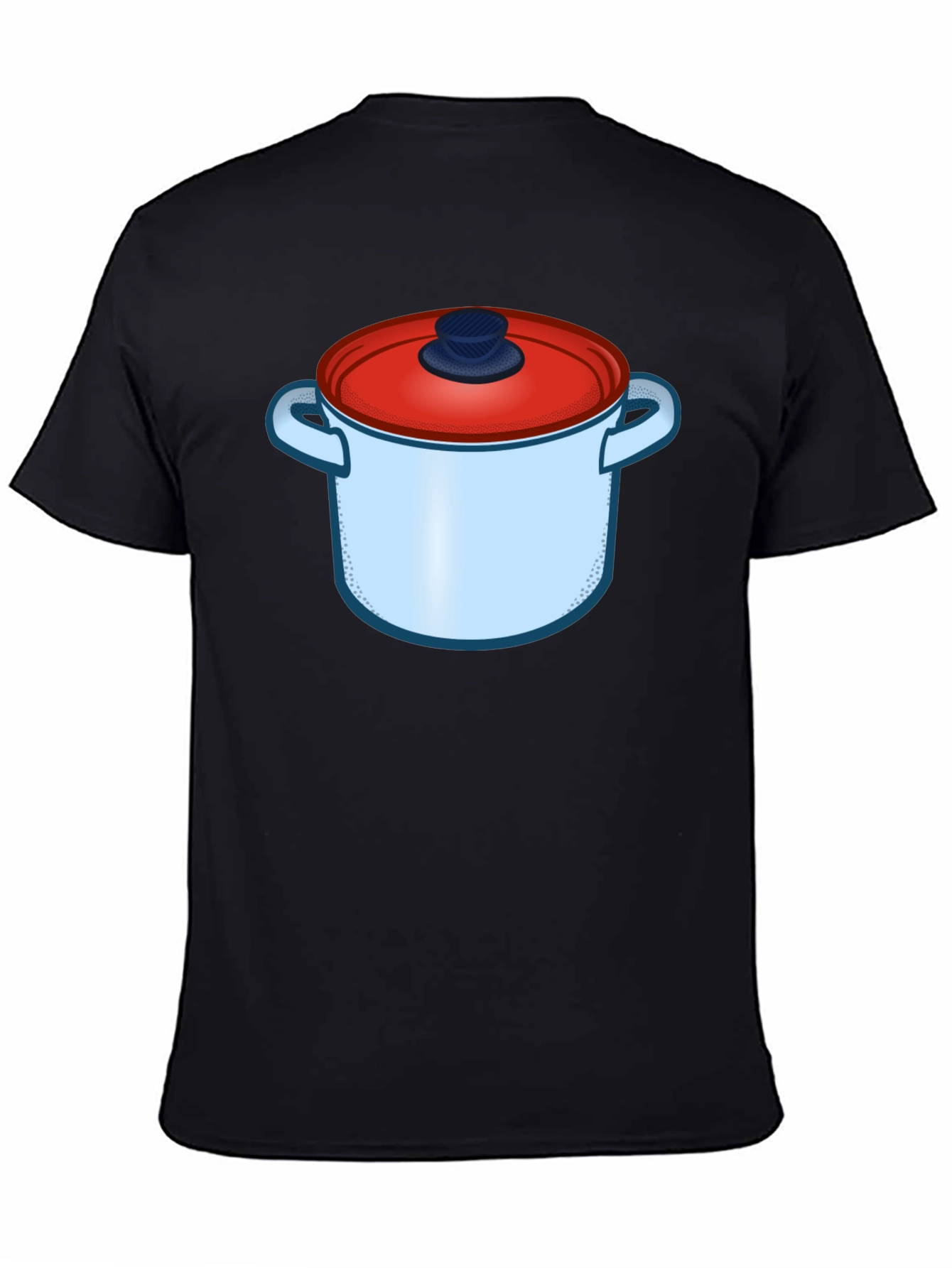 Cartoon Pot Graphic T-Shirt