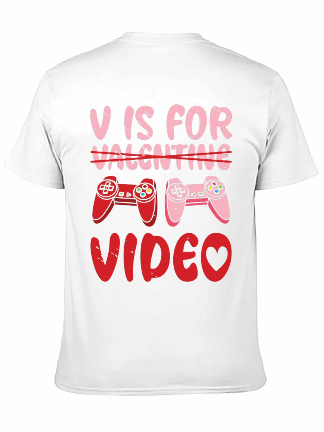 V is for Video Valentines Day T-Shirt
