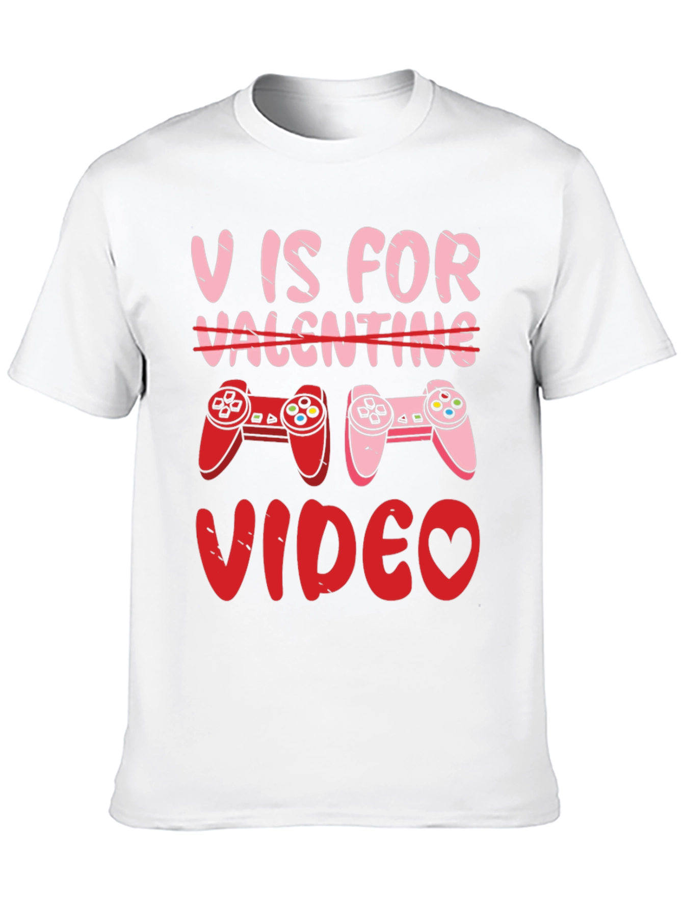 V is for Video Valentines Day T-Shirt