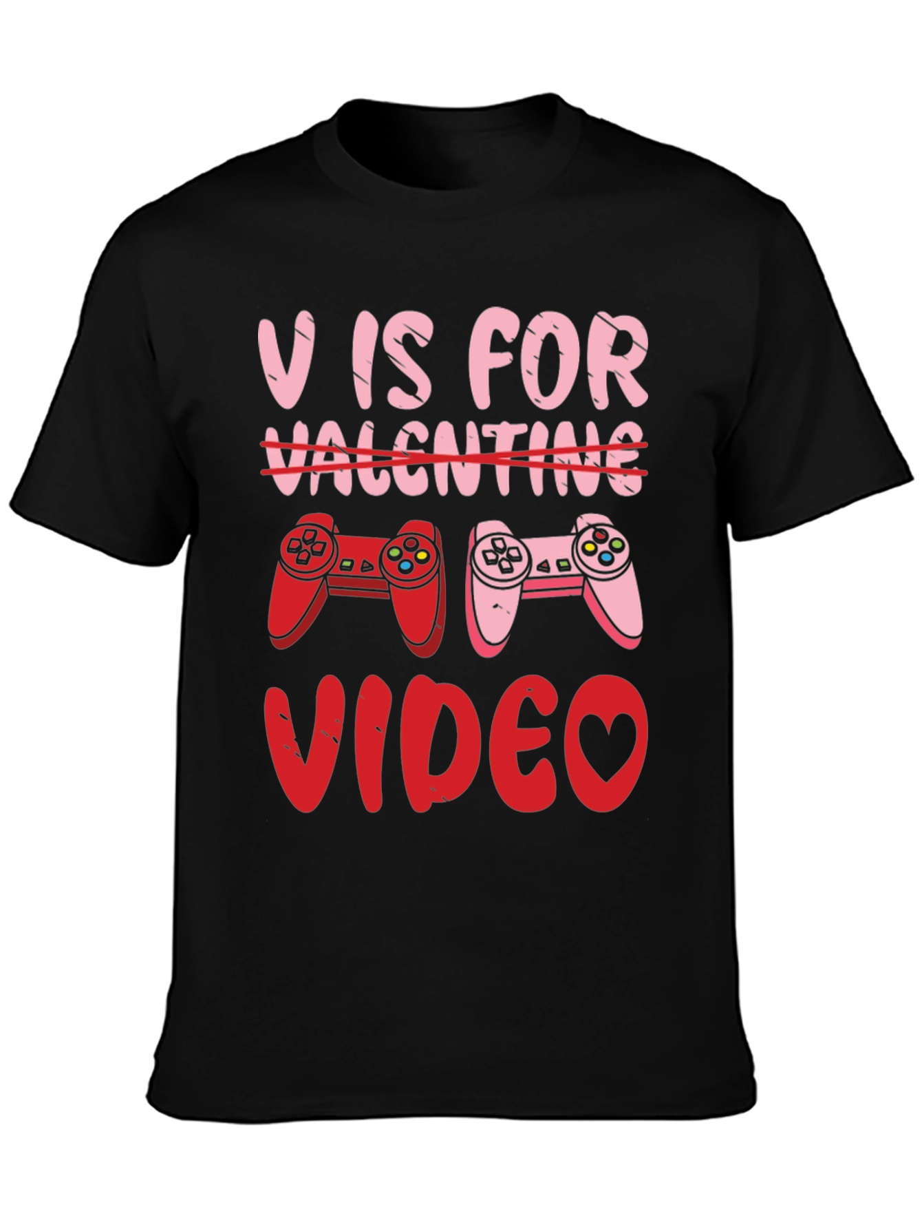 V is for Video Valentines Day T-Shirt