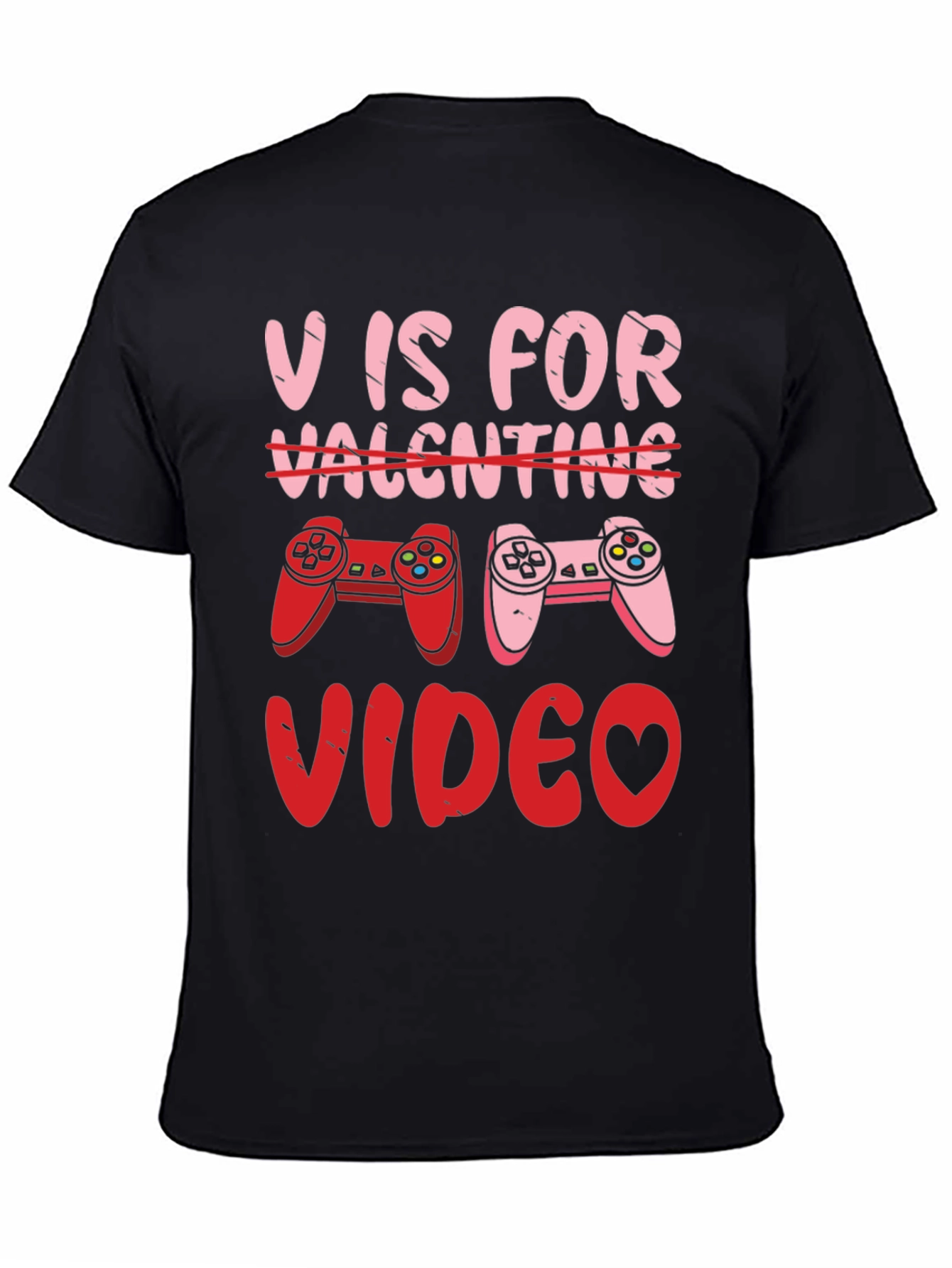 V is for Video Valentines Day T-Shirt