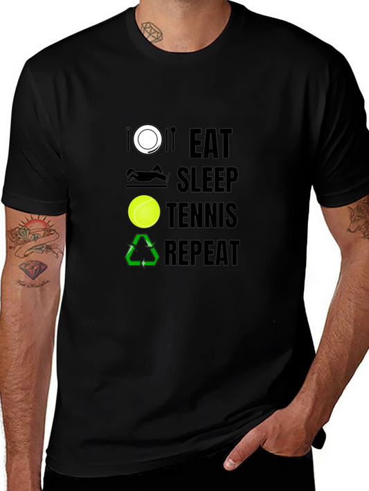 Eat Sleep Tennis Repeat T-Shirt
