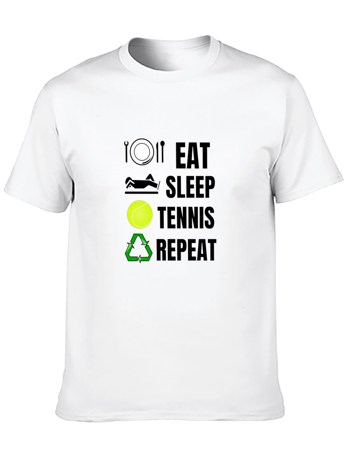 Eat Sleep Tennis Repeat T-Shirt