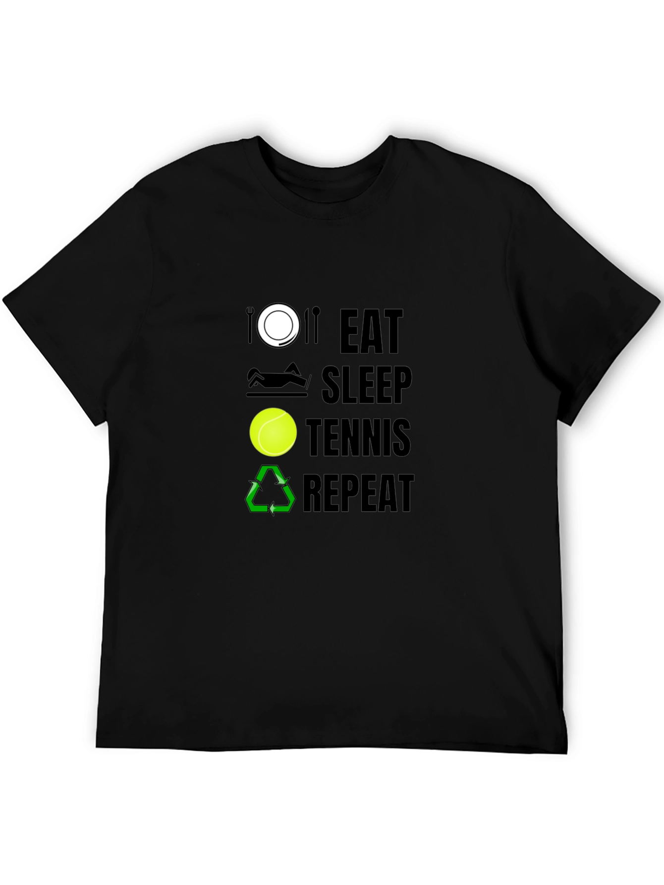 Eat Sleep Tennis Repeat T-Shirt
