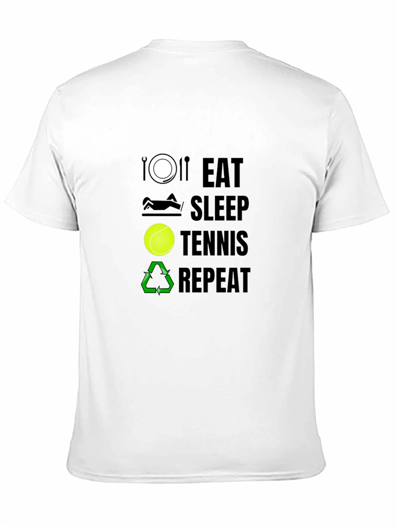 Eat Sleep Tennis Repeat T-Shirt