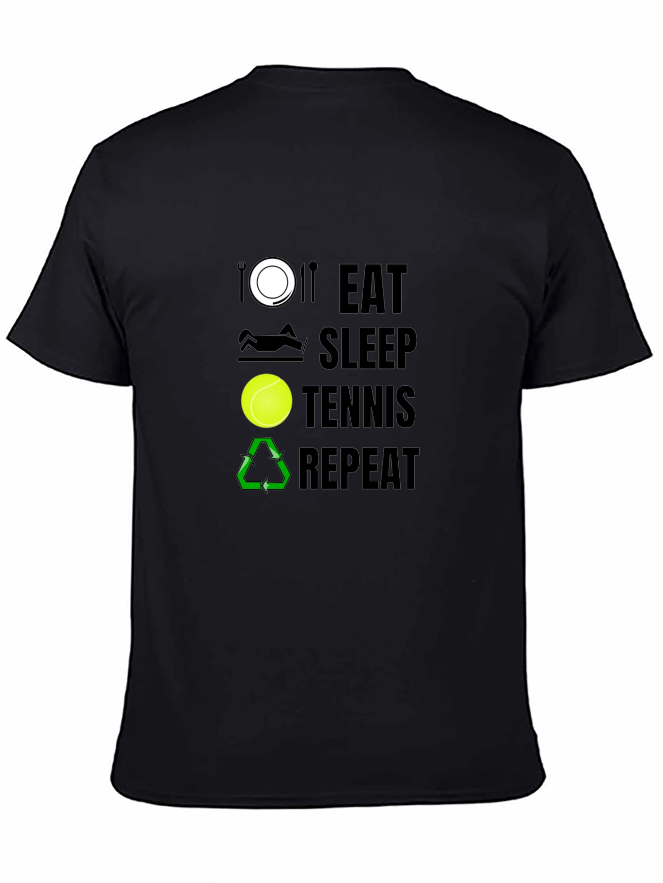Eat Sleep Tennis Repeat T-Shirt