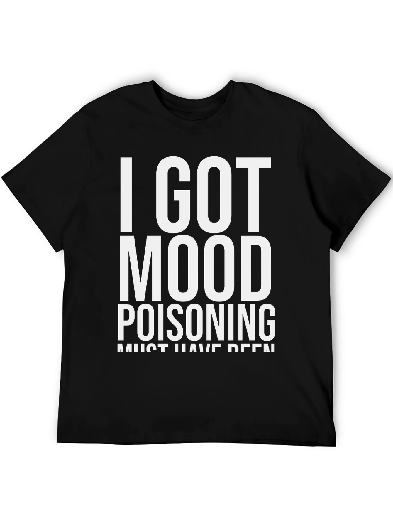 Mood Poisoning Graphic T-Shirt - Mens Black Tee