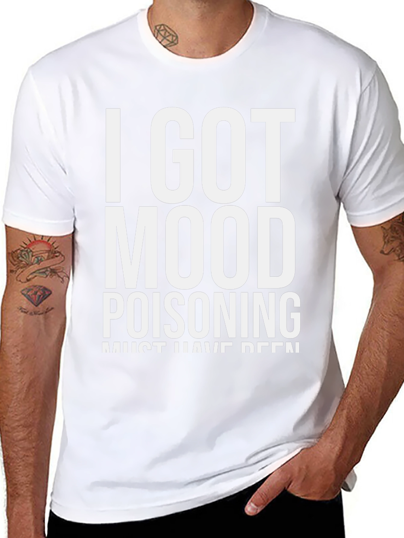 Mood Poisoning Graphic T-Shirt - Mens Black Tee