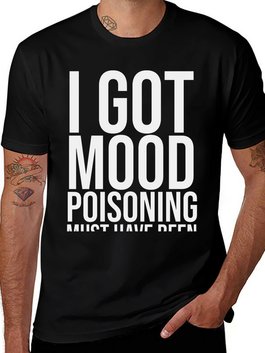 Mood Poisoning Graphic T-Shirt - Mens Black Tee