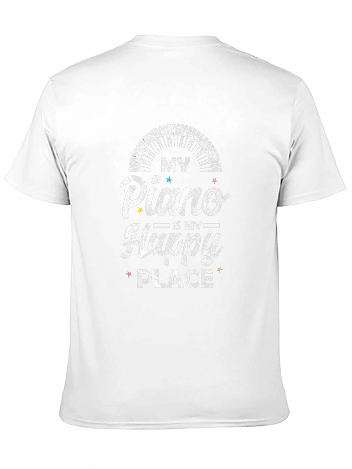 My Piano Is My Happy Place Graphic Tee
