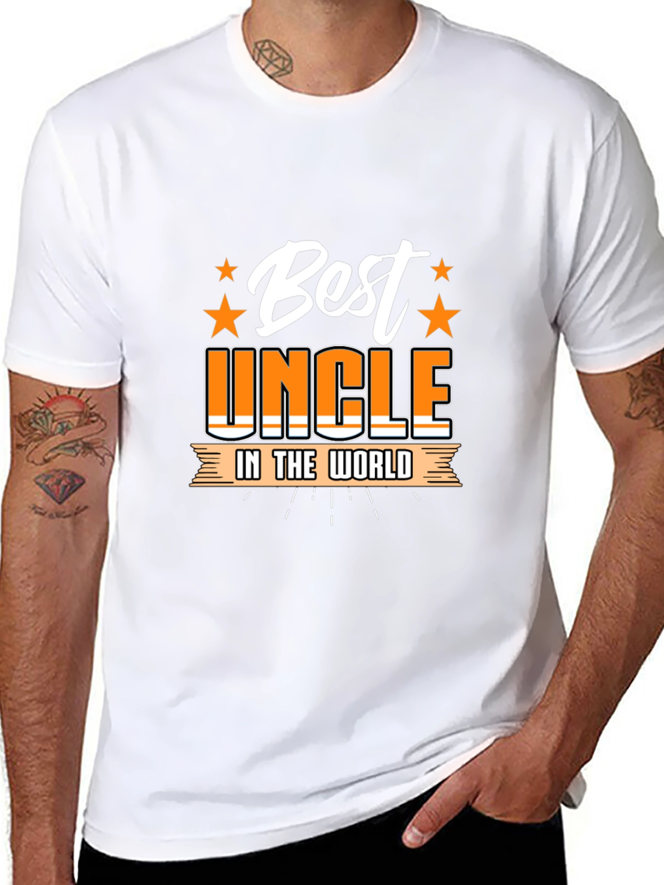 Best Uncle Ever T-Shirt - Cool Graphic Tee