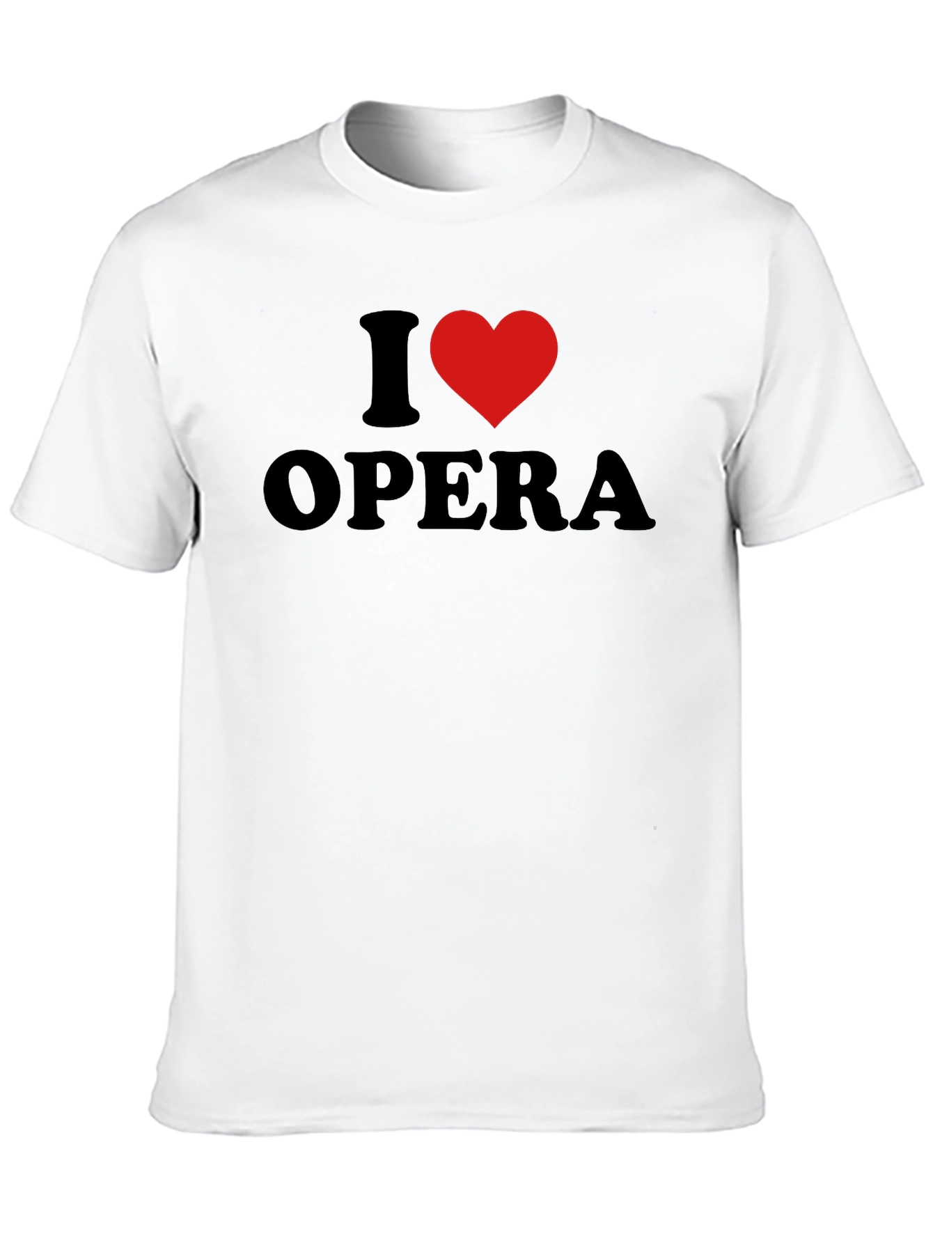 I Love Opera Graphic T-Shirt - Soft Cotton Blend