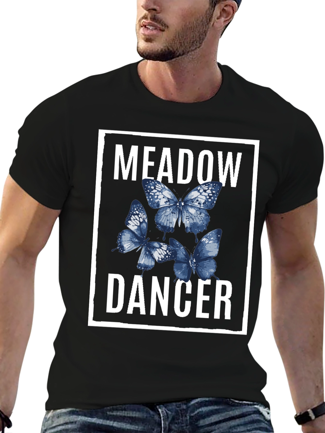Meadow Dancer Butterfly Graphic T-Shirt