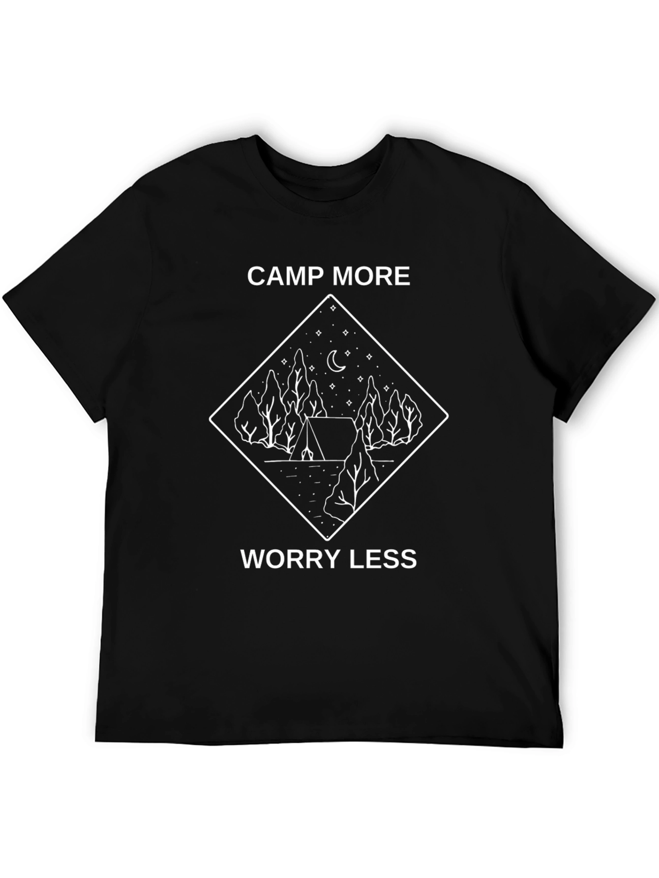 Camp More Worry Less Graphic Tee