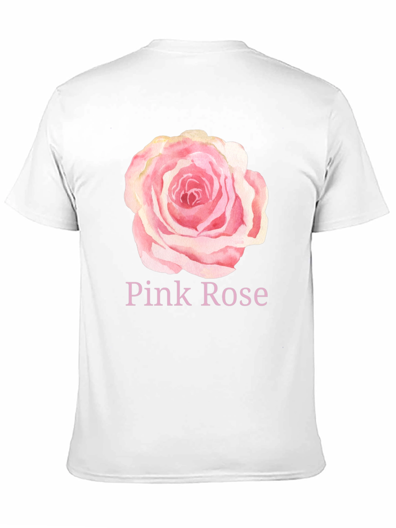 Pink Rose Graphic T-Shirt - Stylish Casual Wear