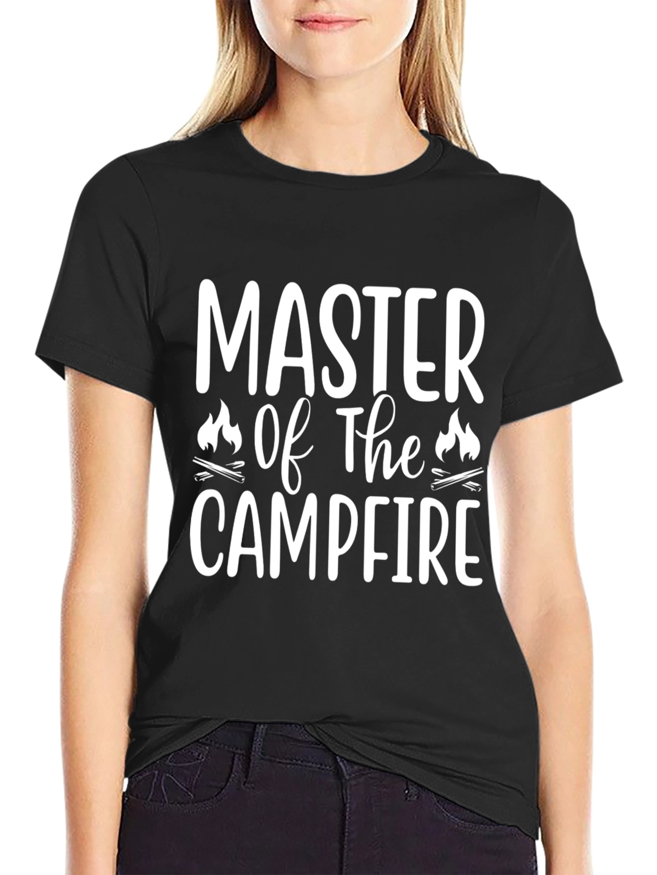 Master of the Campfire Graphic Tee - Black