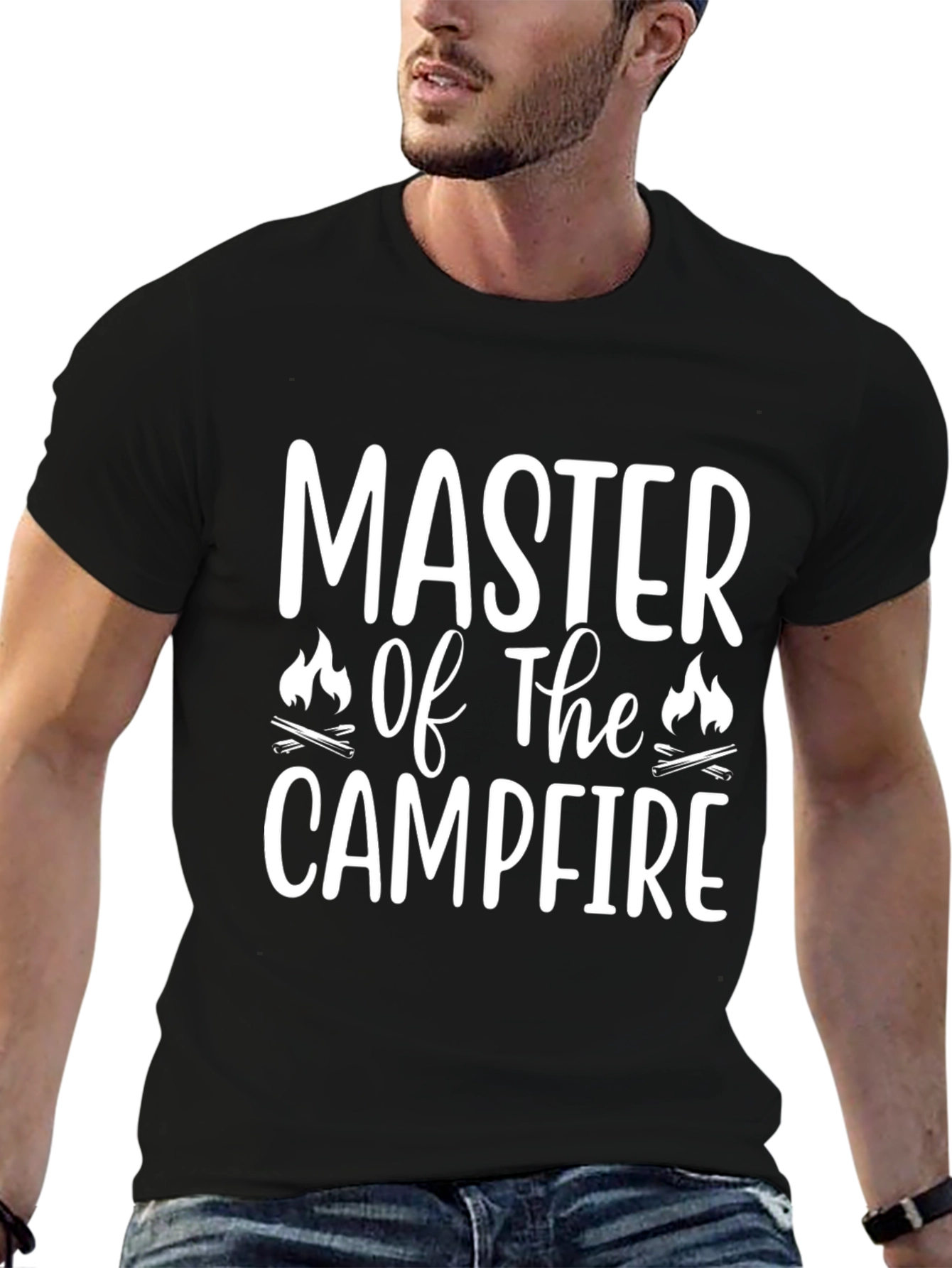 Master of the Campfire Graphic Tee - Black