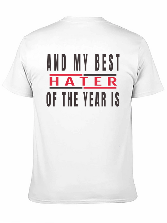 Best Hater of the Year Graphic Tee