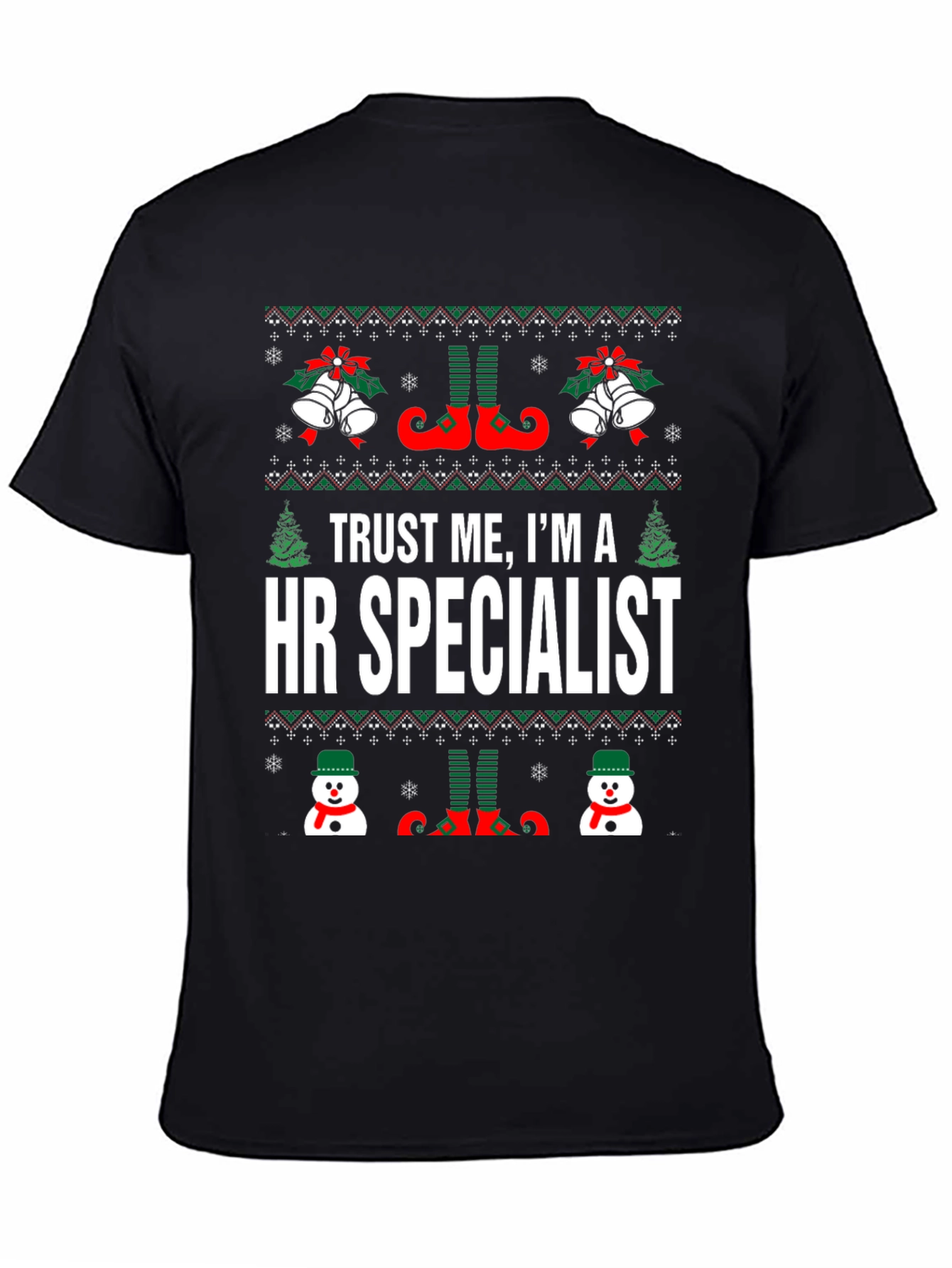 HR Specialist Ugly Christmas T-Shirt